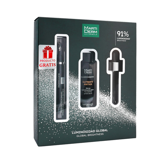 MARTIDERM KIT BLACK DIAMOND LUMINOSIDAD GLOBAL SERUM ULTIMATE ANTIOX 30ML & SUBLIME EXPERT EYE CONTOUR 15ML
